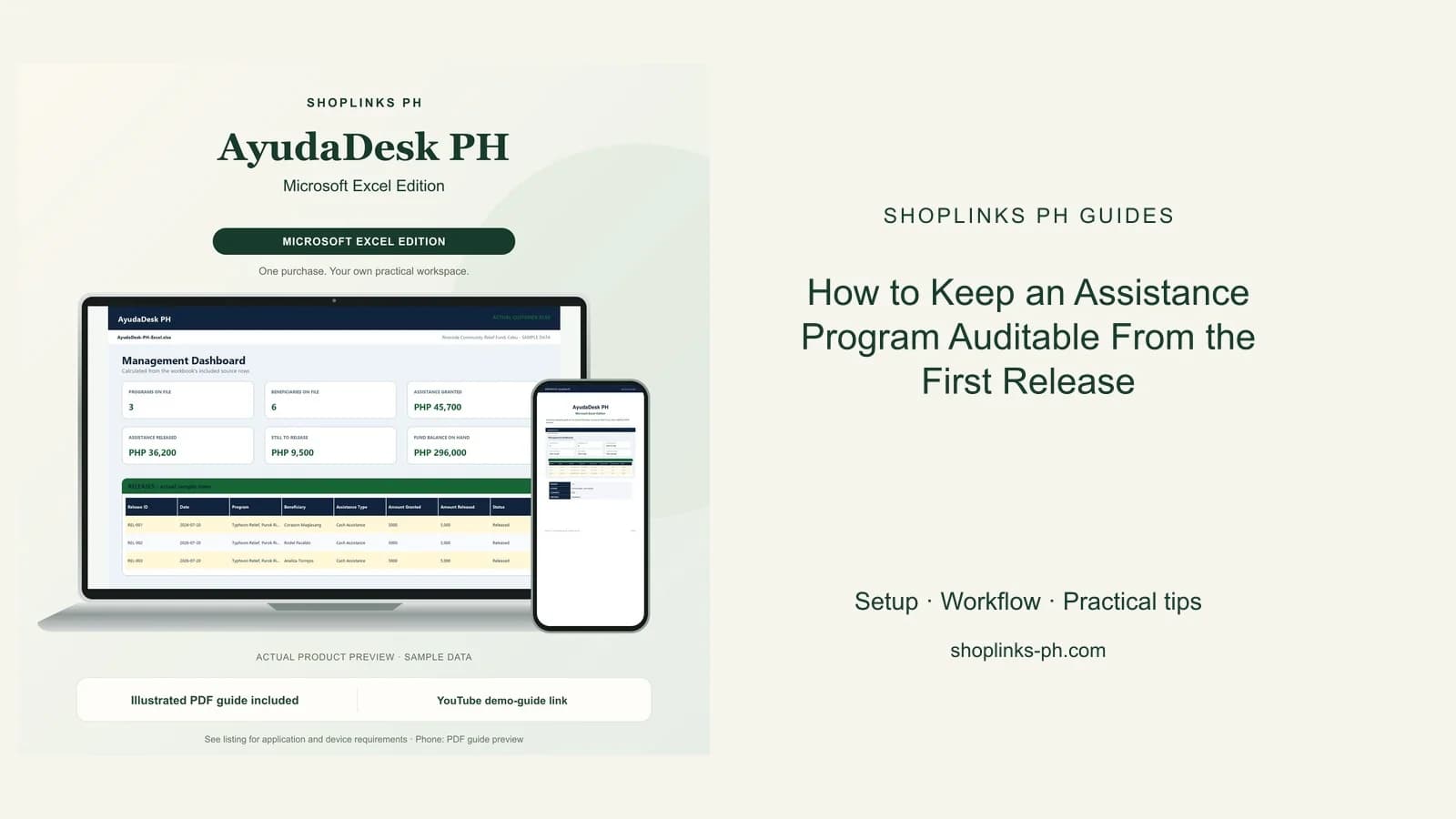 How to Keep an Assistance Program Auditable From the First Release cover