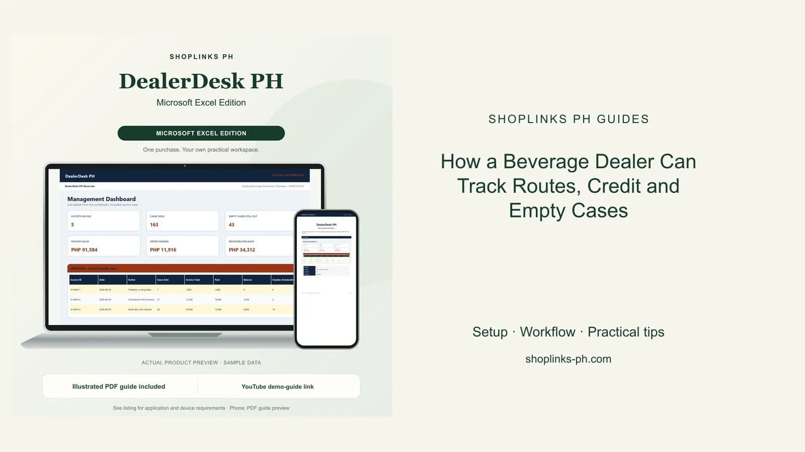 How a Beverage Dealer Can Track Routes, Credit and Empty Cases cover