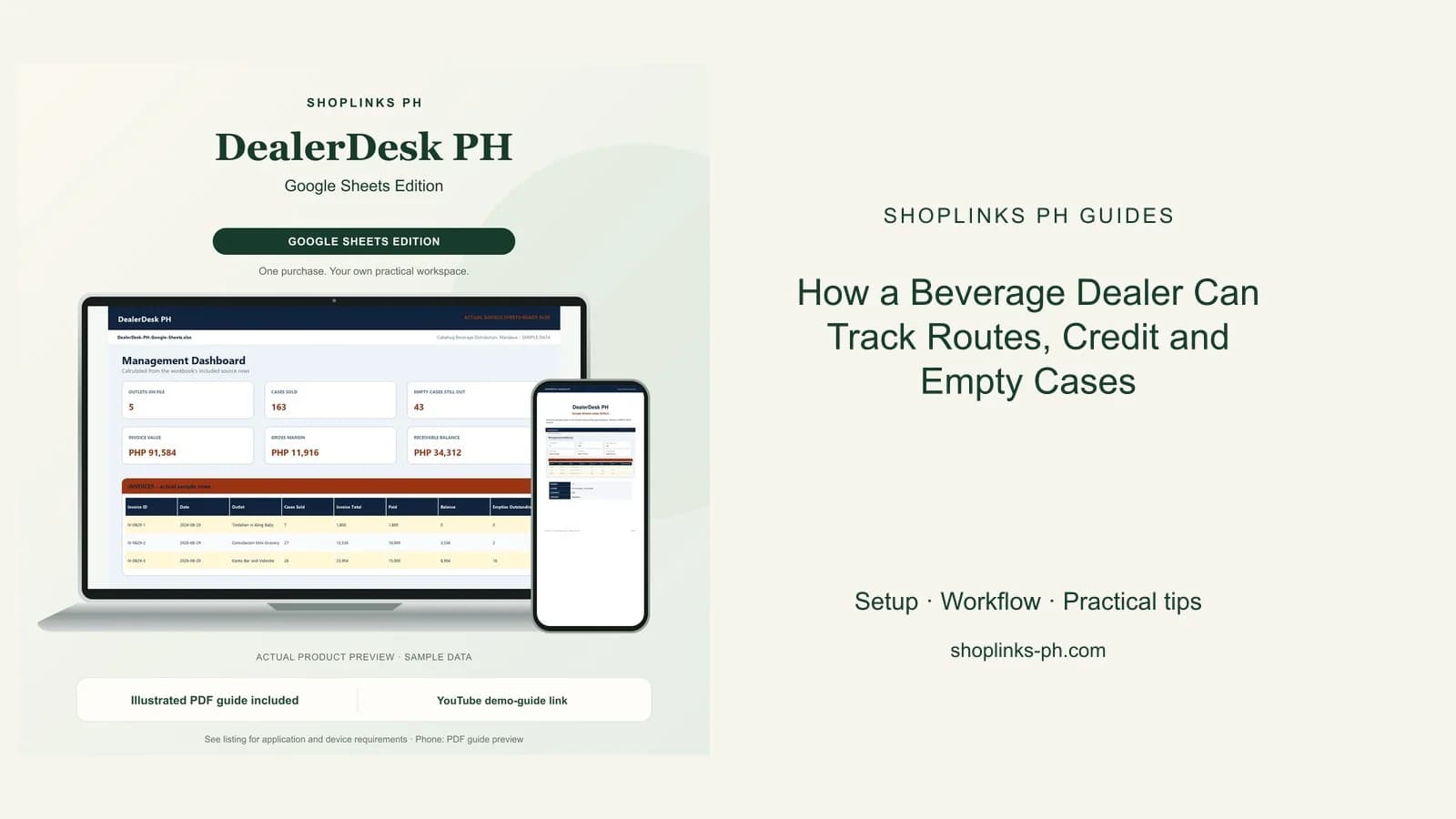 How a Beverage Dealer Can Track Routes, Credit and Empty Cases cover