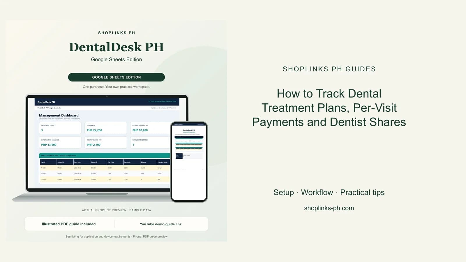 How to Track Dental Treatment Plans, Per-Visit Payments and Dentist Shares cover