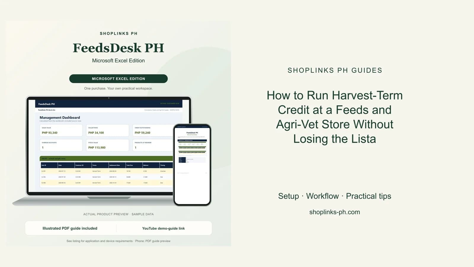 How to Run Harvest-Term Credit at a Feeds and Agri-Vet Store Without Losing the Lista cover