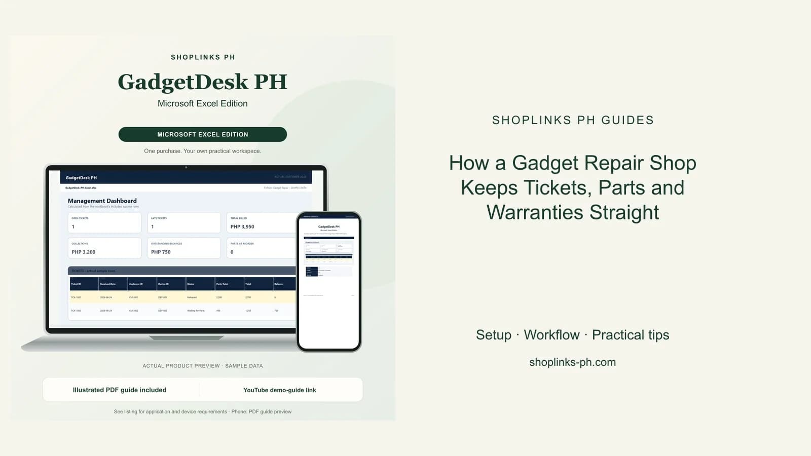 How a Gadget Repair Shop Keeps Tickets, Parts and Warranties Straight cover