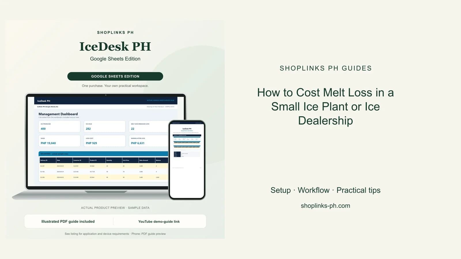 How to Cost Melt Loss in a Small Ice Plant or Ice Dealership cover