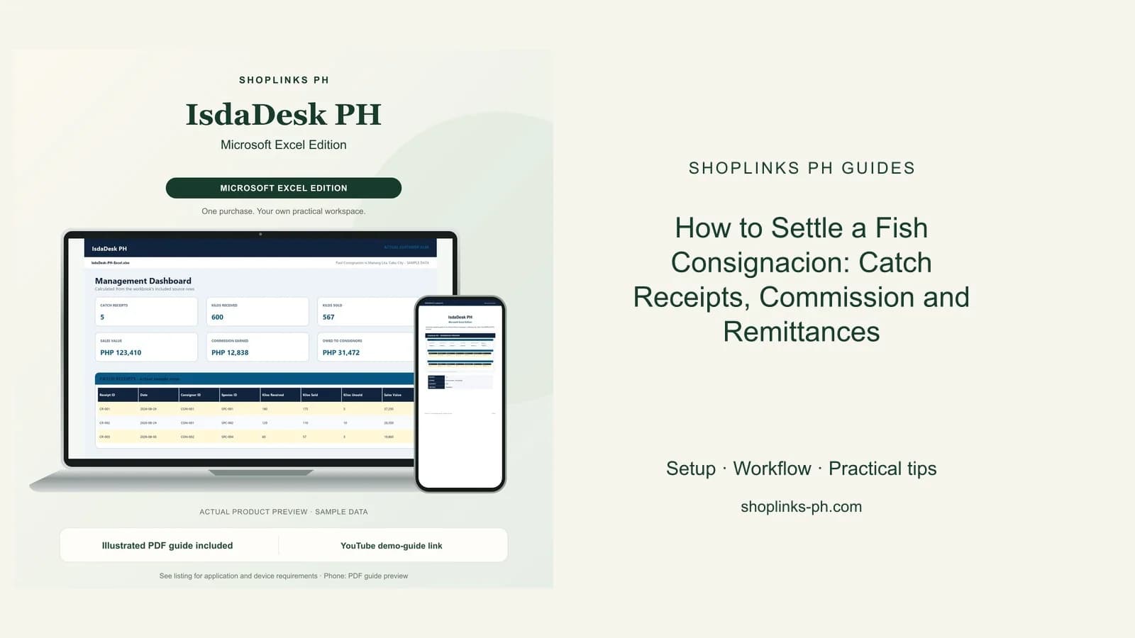 How to Settle a Fish Consignacion: Catch Receipts, Commission and Remittances cover