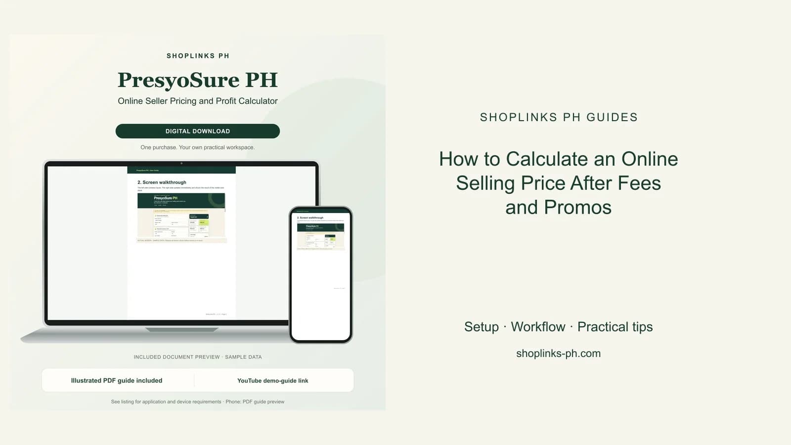 How to Calculate an Online Selling Price After Fees and Promos cover