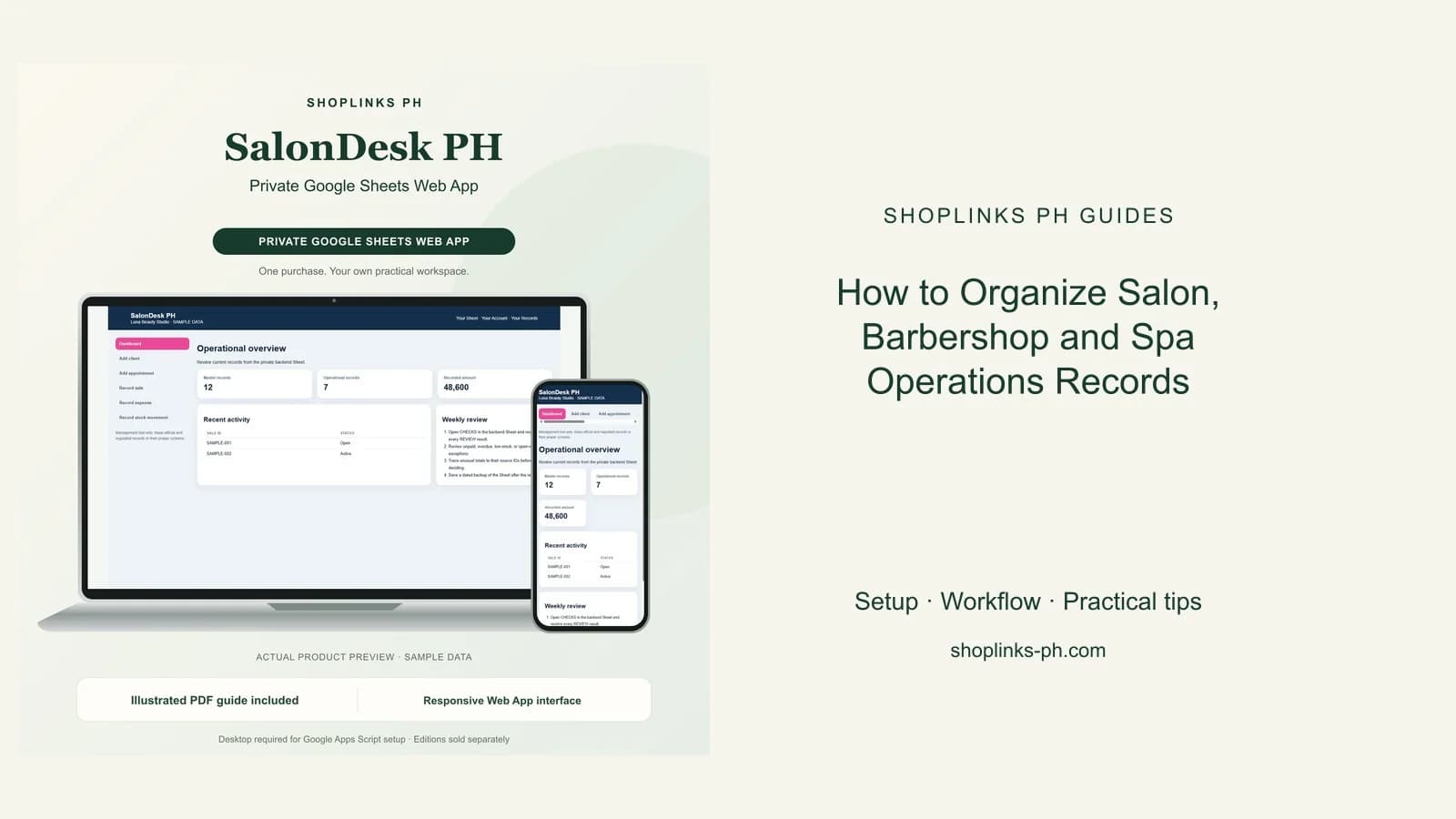 How to Organize Salon, Barbershop and Spa Operations Records cover
