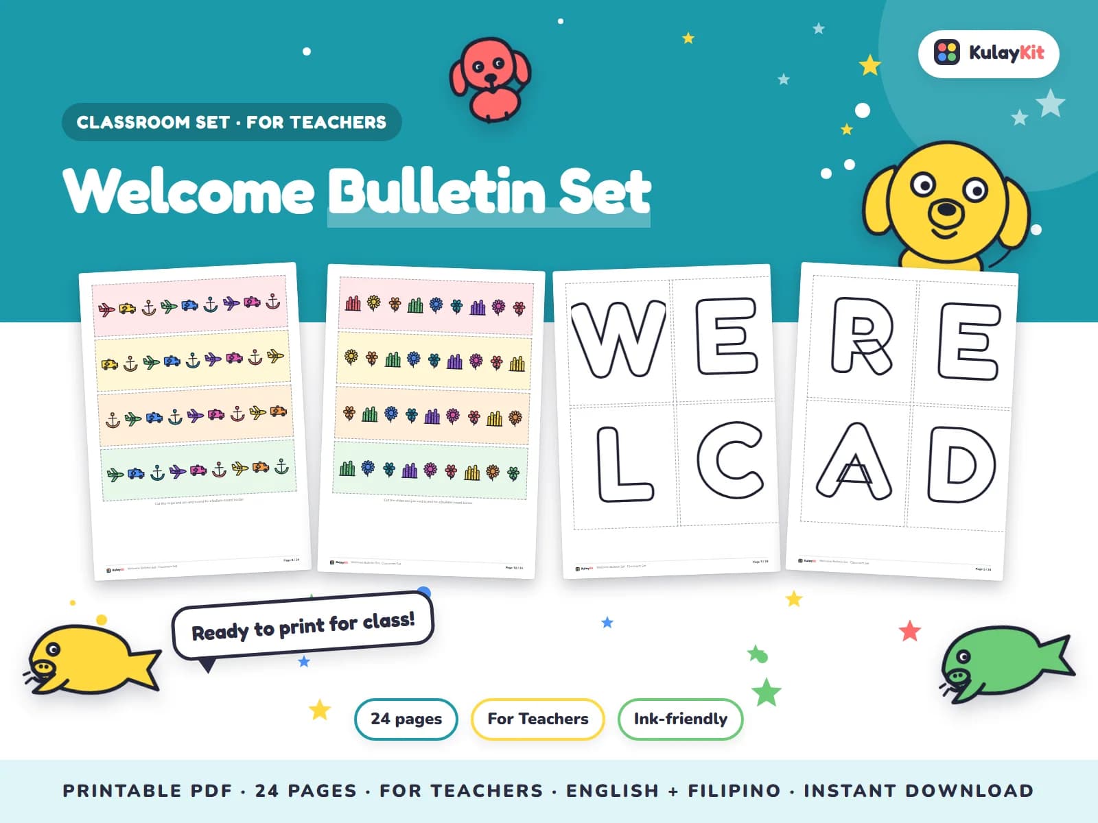 Ready-to-print classroom tools for teachers.