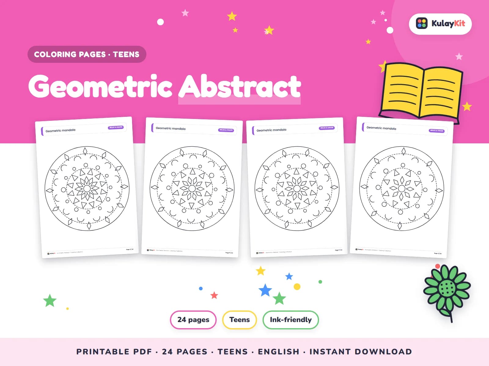 Colorful, modern coloring pages drawn for Filipino kids.