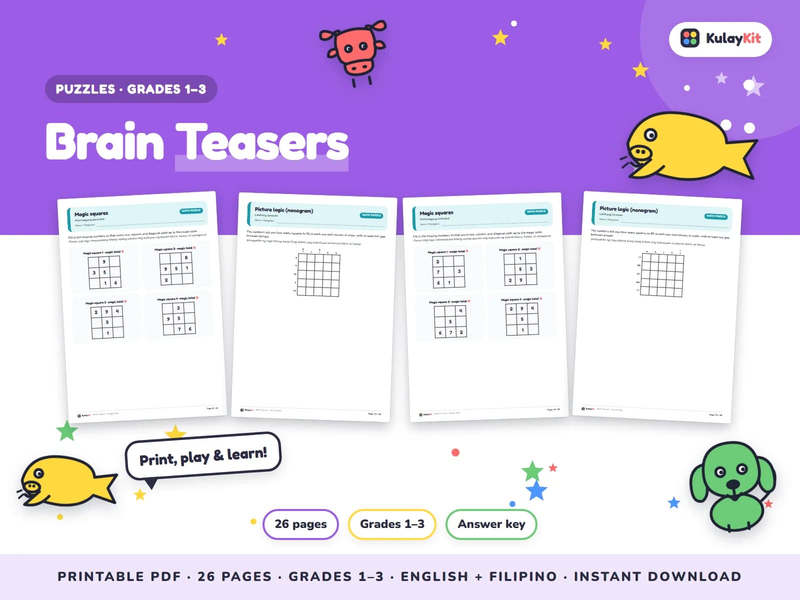 Brain games that make thinking fun.