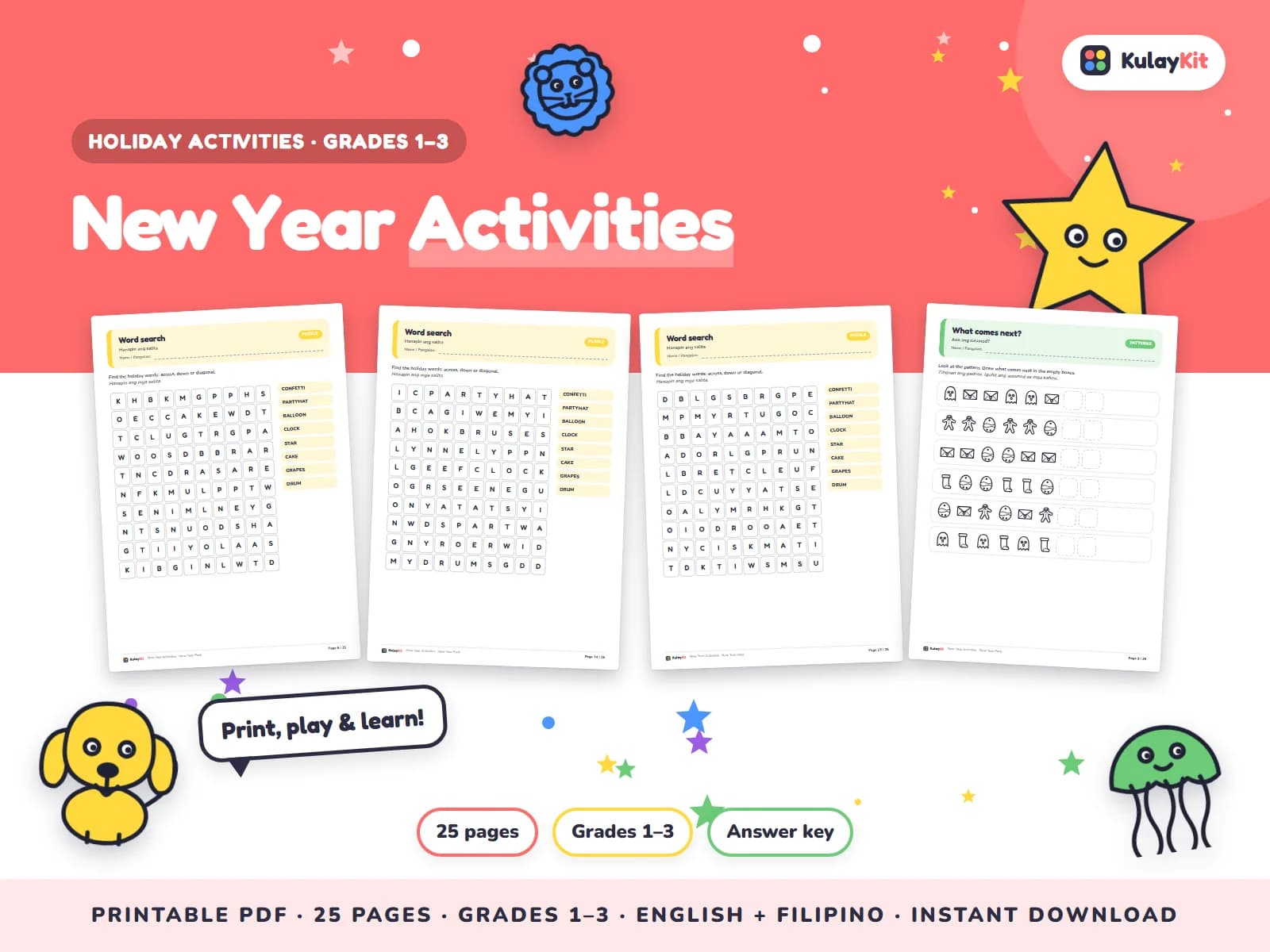 Holiday activities for the Philippine calendar.