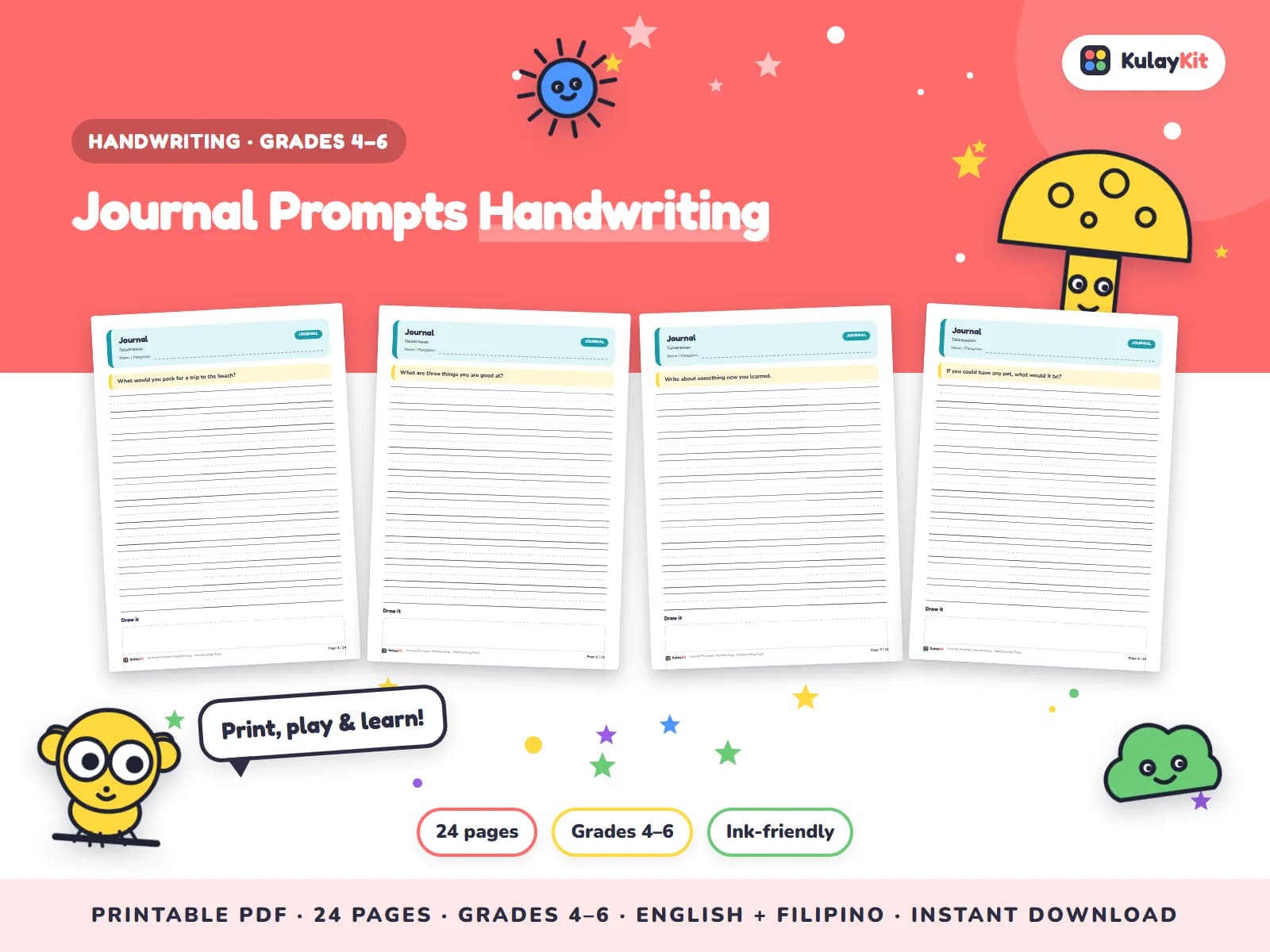 Tracing and handwriting practice that builds confident, neat writing.