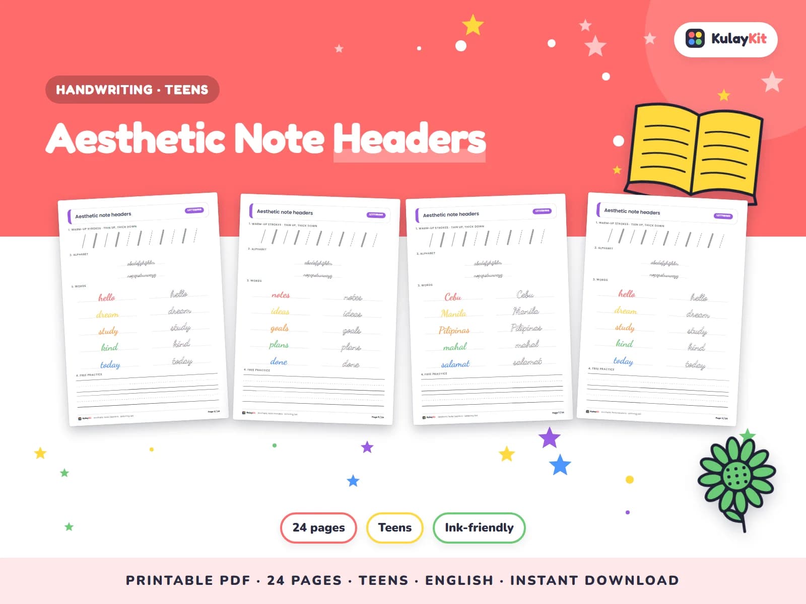 Tracing and handwriting practice that builds confident, neat writing.