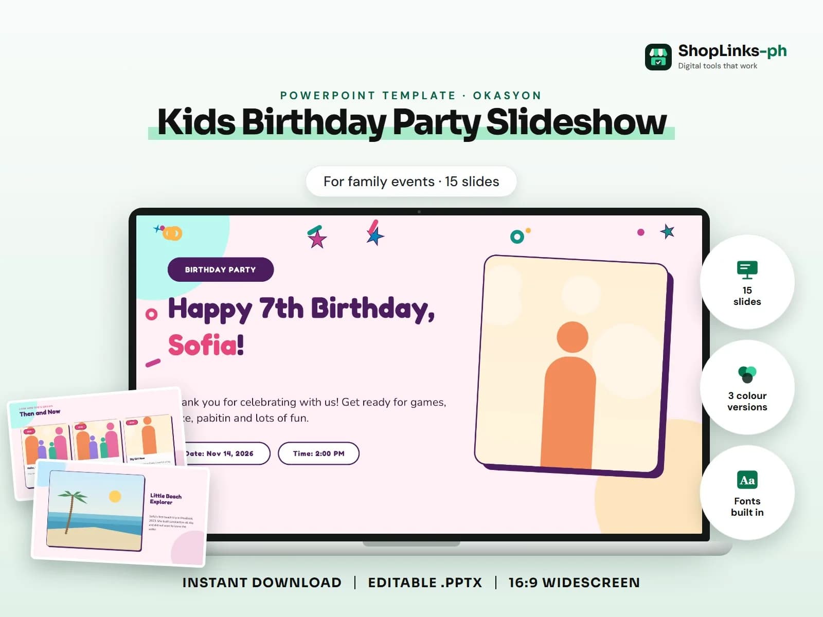 Kids Birthday Party Slideshow