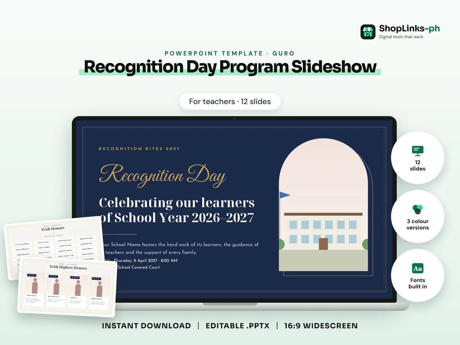 Recognition Day Program Slideshow