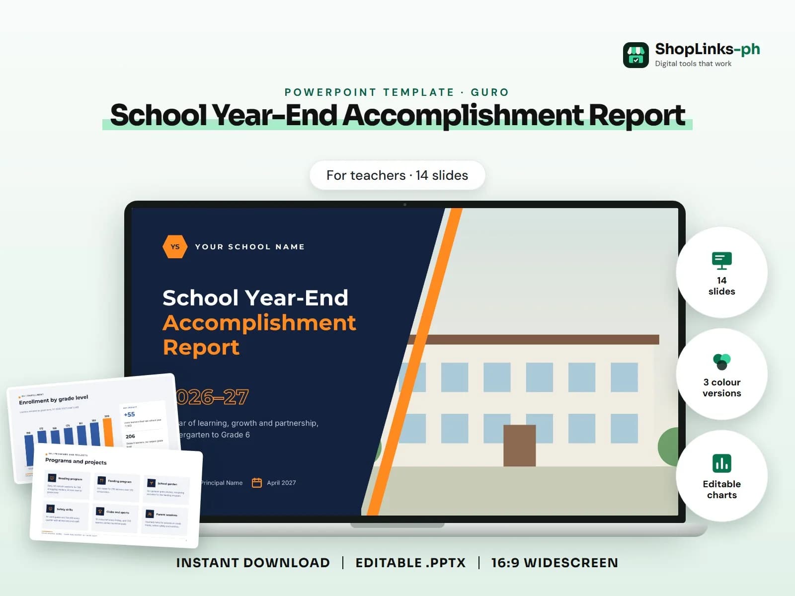 School Year-End Accomplishment Report