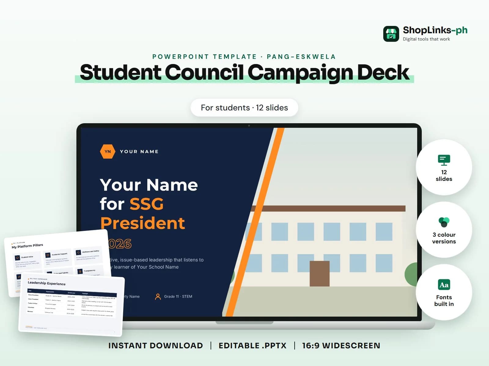 Student Council Campaign Deck