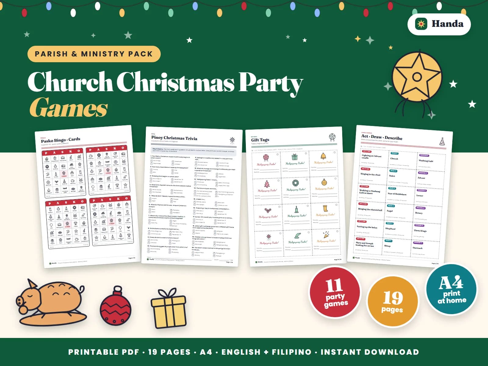 Wholesome games for the choir, youth and ministry Christmas fellowship.
