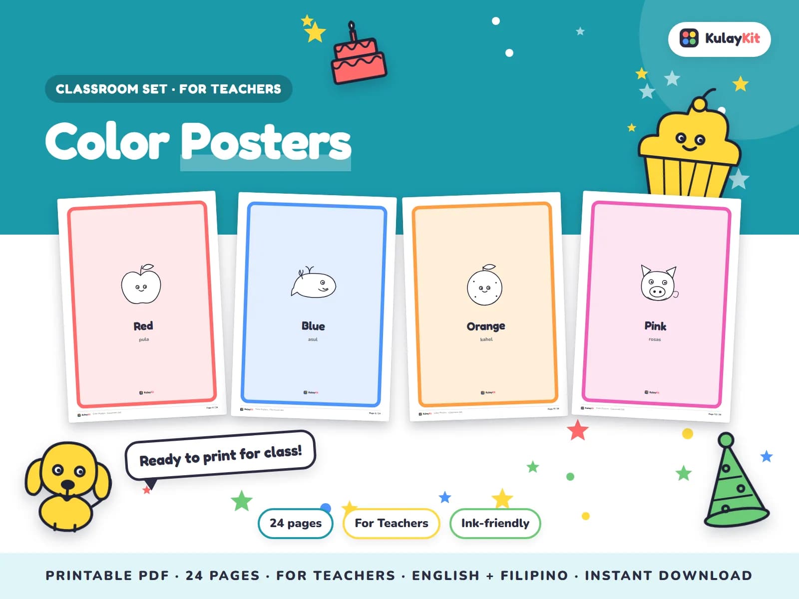 Ready-to-print classroom tools for teachers.