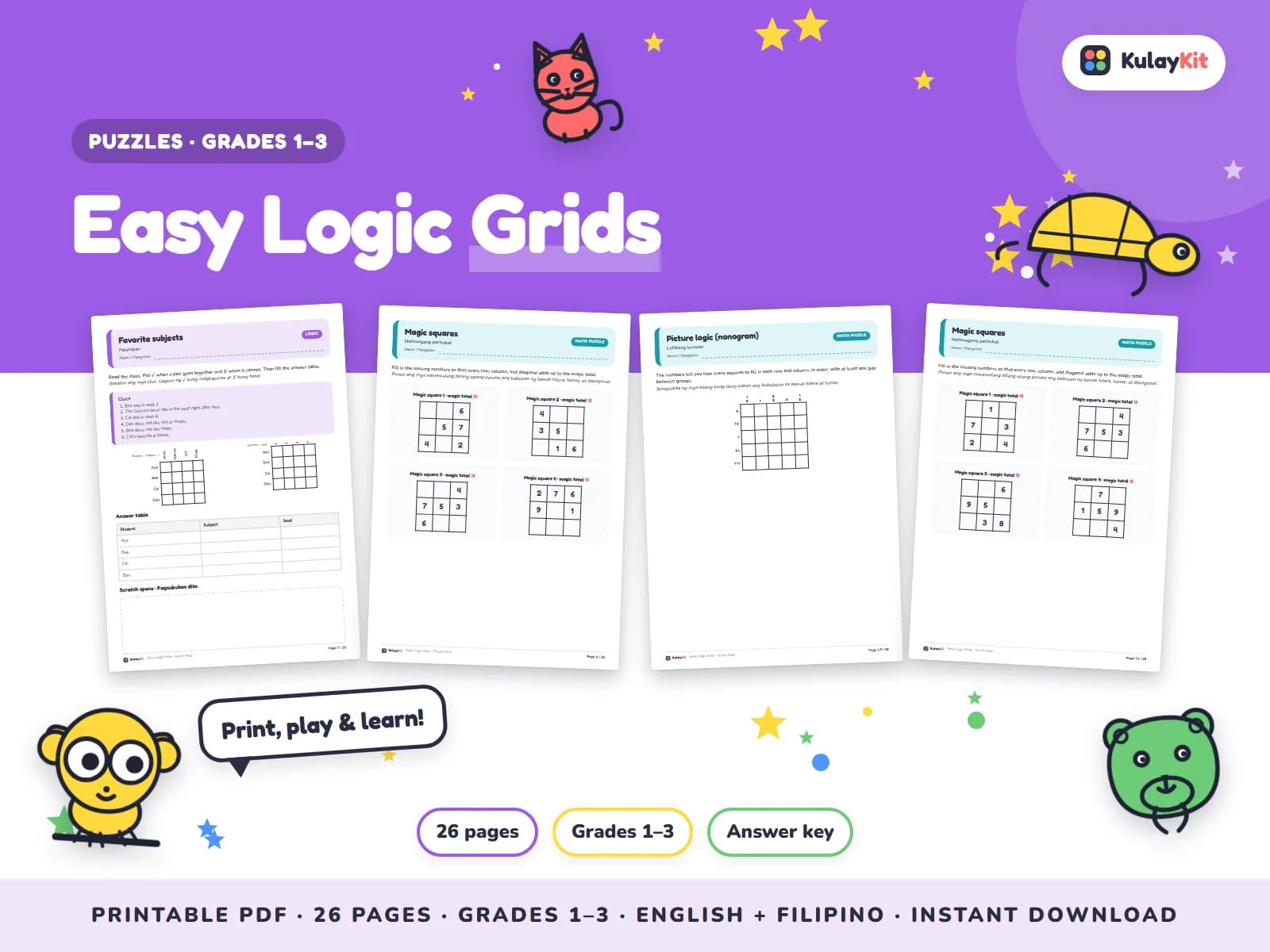 Brain games that make thinking fun.