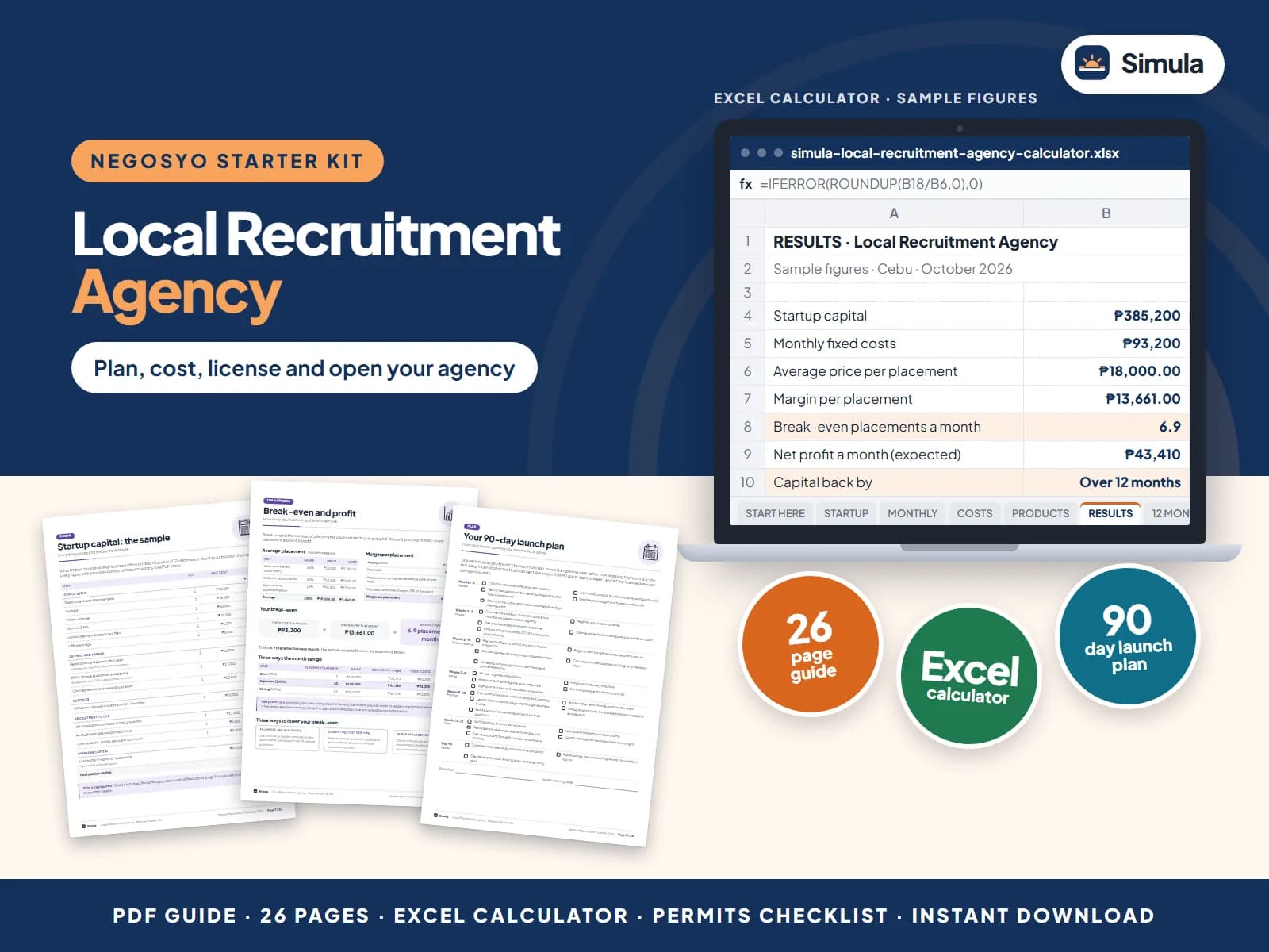 Plan, cost, license and open your agency