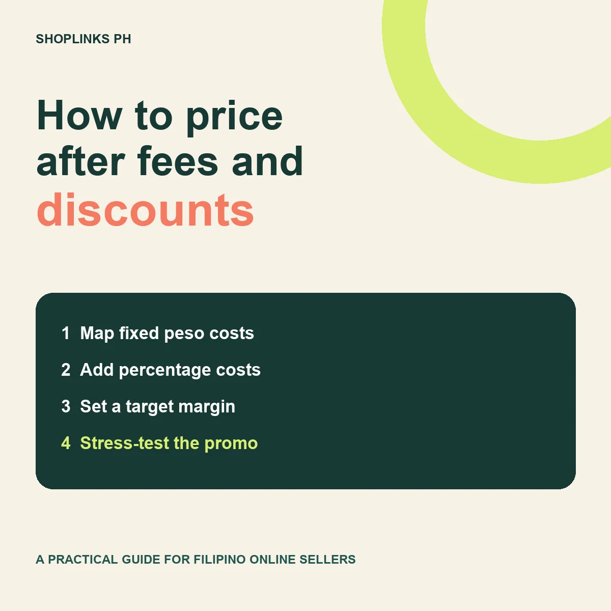 A Better Online Seller Pricing Review: Keep Every Rate Editable