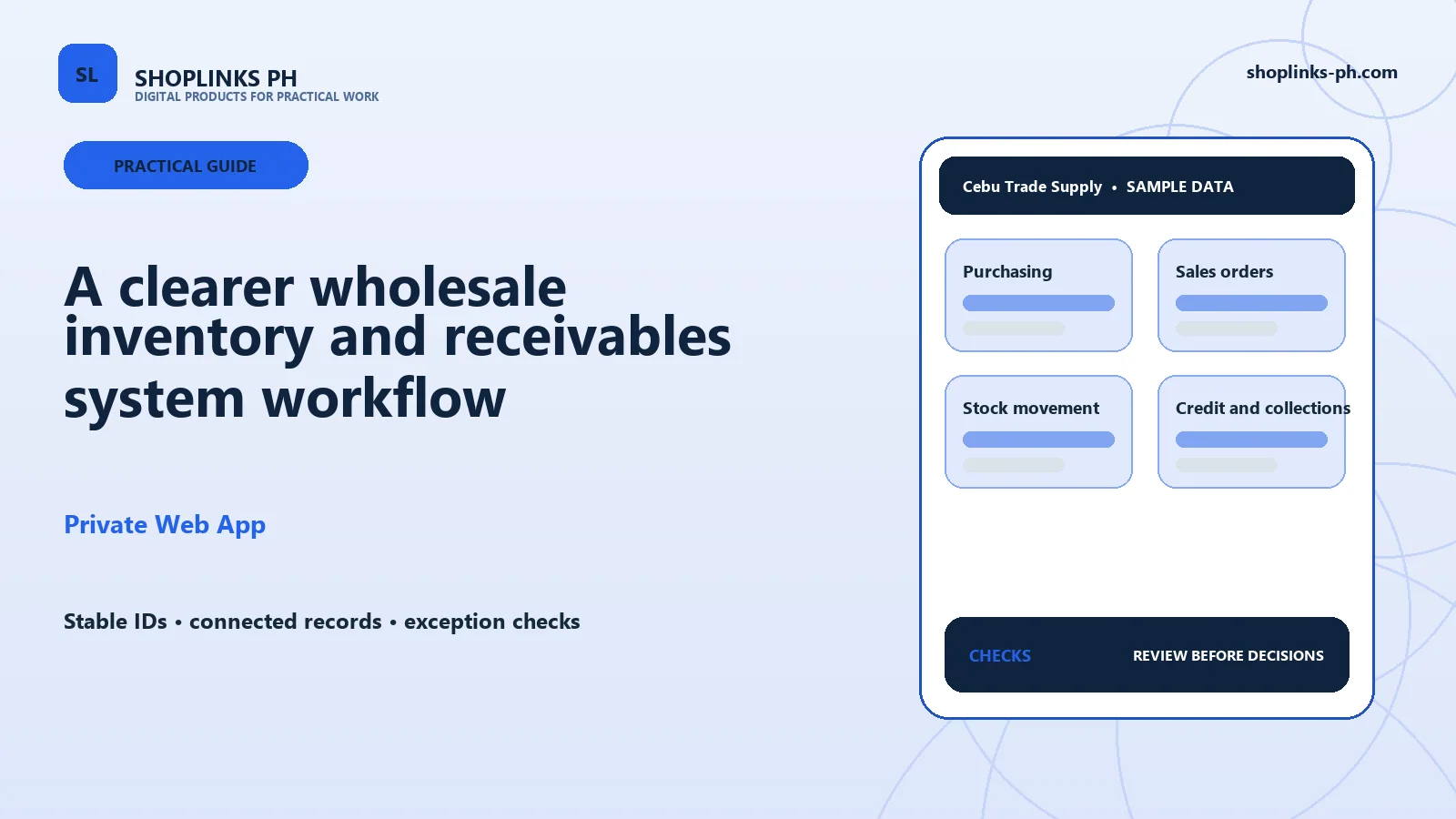 StockFlow PH: A Practical Operations Workflow